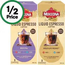 Woolworths Moccona Liquid Espresso offer