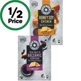 Woolworths Red Rock Deli Crackers offer