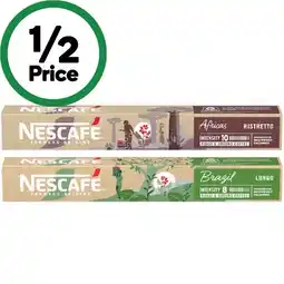 Woolworths Nescafé Farmers Origin Coffee Capsules offer