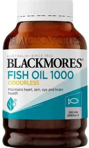 Coles Blackmores Odourless Fish Oil Capsules offer