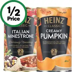 Woolworths Heinz Classic Soup offer