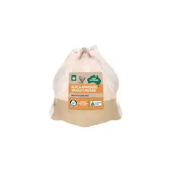 Woolworths Australian Fresh Whole Plain RSPCA Approved Chicken offer