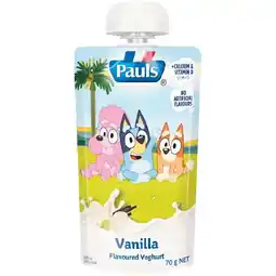 Woolworths Pauls Kids Yoghurt Pouch offer
