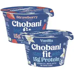 Woolworths Chobani Fit Yogurt Pots offer