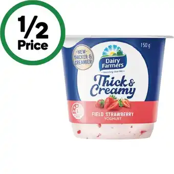 Woolworths Dairy Farmers Thick & Creamy Yoghurt offer