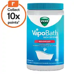 Woolworths Vicks VapoBath Bath Crystals offer