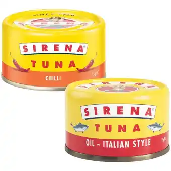 Woolworths Sirena Tuna offer