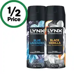Woolworths Lynx Fine Fragrance Body Spray offer
