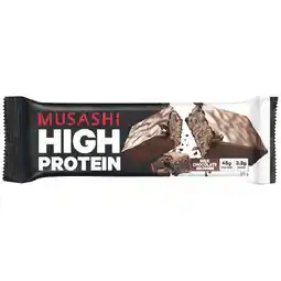 Woolworths Musashi High Protein Bar offer