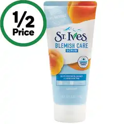 Woolworths St. Ives Blemish Care Apricot Scrub offer