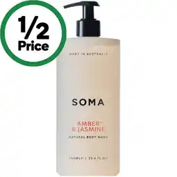 Woolworths Soma Body Wash offer