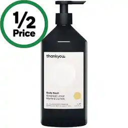 Woolworths Thankyou Body Wash offer