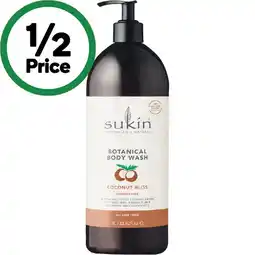 Woolworths Sukin Body Wash offer