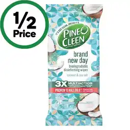 Woolworths Pine O Cleen Brand New Day Biodegradable Disinfecting Wipes offer