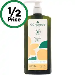Woolworths OC Naturals Body Wash offer