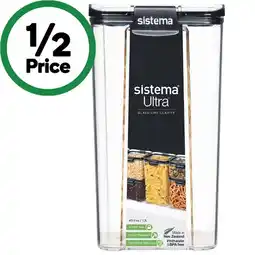 Woolworths Sistema Ultra Tritan Container offer