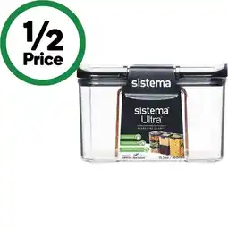 Woolworths Sistema Ultra Square Container offer