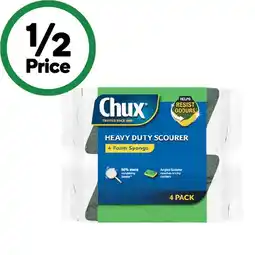 Woolworths Chux Sponge Scourer Scrub offer