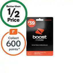 Woolworths Boost $39 Starter Pack offer