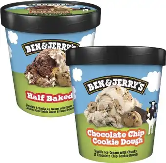 Coles Ben & Jerry's Ice Cream Tub-458mL offer