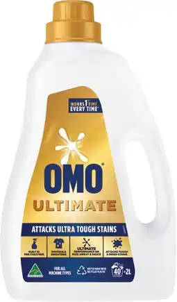 Coles Omo Ultimate Laundry Liquid offer