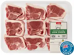 Coles Coles Australian Lamb Loin Chops offer