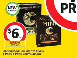 Coles Connoisseur Ice Cream Sticks offer