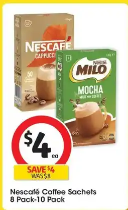Coles Nescafé Coffee Sachets offer