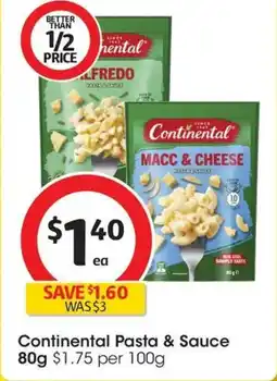 Coles Continental Pasta & Sauce offer