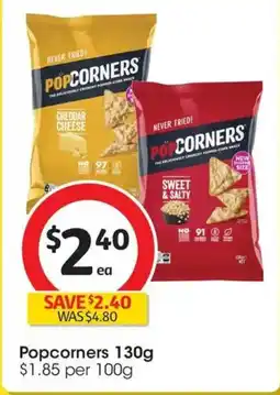 Coles Popcorners offer