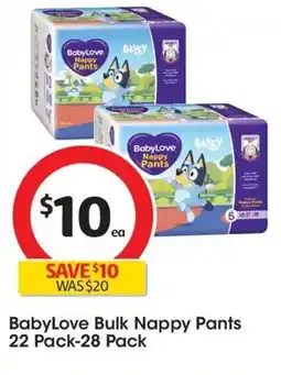 Coles BabyLove Bulk Nappy Pants offer