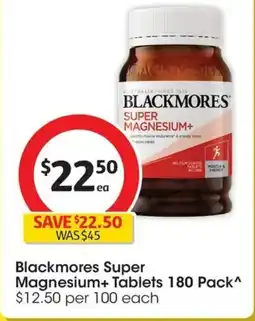 Coles Blackmores Super Magnesium+ Tablets offer