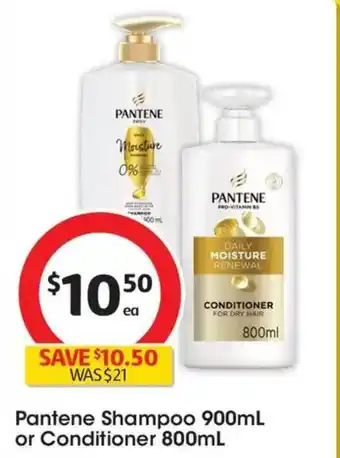 Coles Pantene Shampoo or Conditioner offer