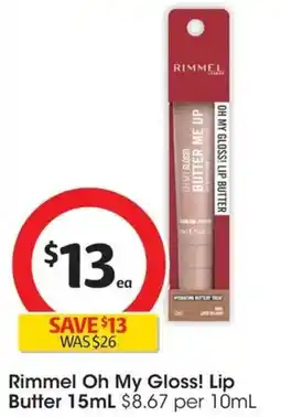 Coles Rimmel Oh My Gloss! Lip Butter offer