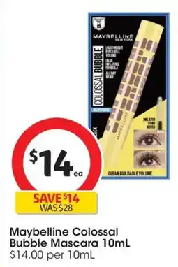Coles Maybelline Colossal Bubble Mascara offer