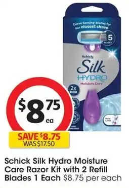 Coles Schick Silk Hydro Moisture Care Razor offer