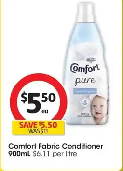 Coles Comfort Fabric Conditioner offer