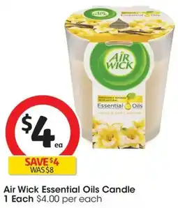 Coles Air Wick Essential Oils Candle offer