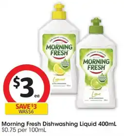 Coles Morning Fresh Dishwashing Liquid offer