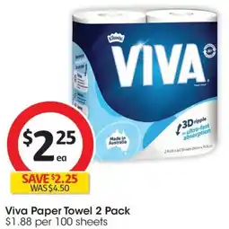 Coles Viva Paper Towel offer