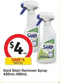 Coles Sard Stain Remover Spray offer