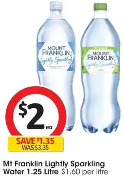 Coles Mt Franklin Lightly Sparkling Water offer