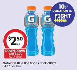 Coles Gatorade Blue Bolt Sports Drink offer