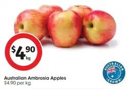 Coles Australian Ambrosia Apples offer