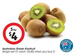 Coles Australian Green Kiwifruit offer