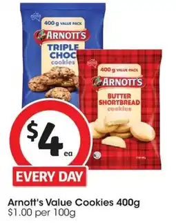 Coles Arnott's Value Cookies offer