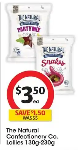 Coles The Natural Confectionery Co. Lollies offer