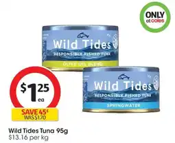 Coles Wild Tides Tuna offer