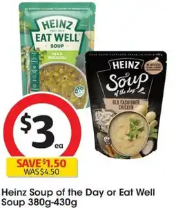 Coles Heinz Soup of the Day or Eat Well Soup offer