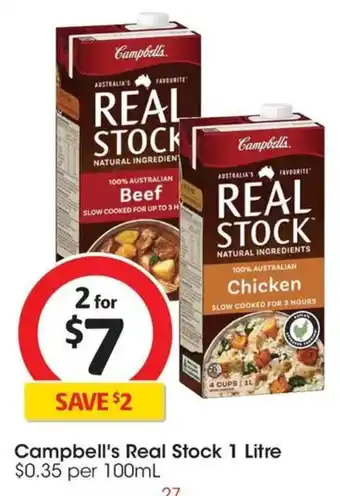 Coles Campbell's Real Stock offer